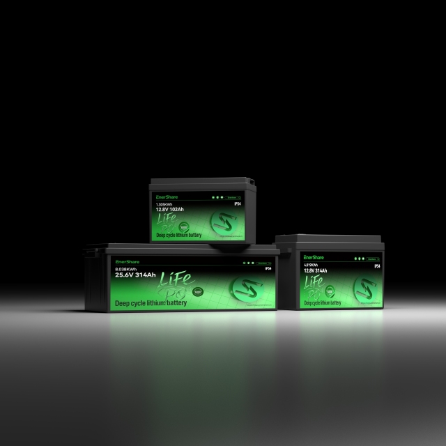 EnerShare 25.6V 314ah 8.038KWh High-Performance LFP Lithium Battery — Direct Lead-Acid Replacement Solution - 7