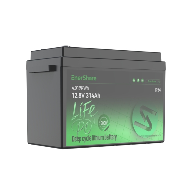 EnerShare 12.8V 314ah 4.019KWh High-Performance LFP Lithium Battery — Direct Lead-Acid Replacement Solution - 3