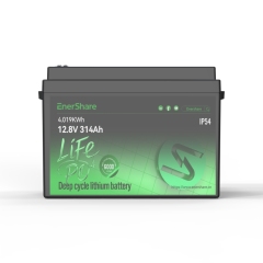 EnerShare 12.8V 314ah 4.019KWh High-Performance LFP Lithium Battery — Direct Lead-Acid Replacement Solution - 10