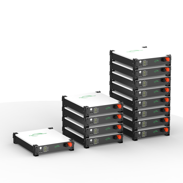 2U 51.2V 100ah lithium battery pack Residential Rack Mounted solar lifepo4 battery Storage System - 4