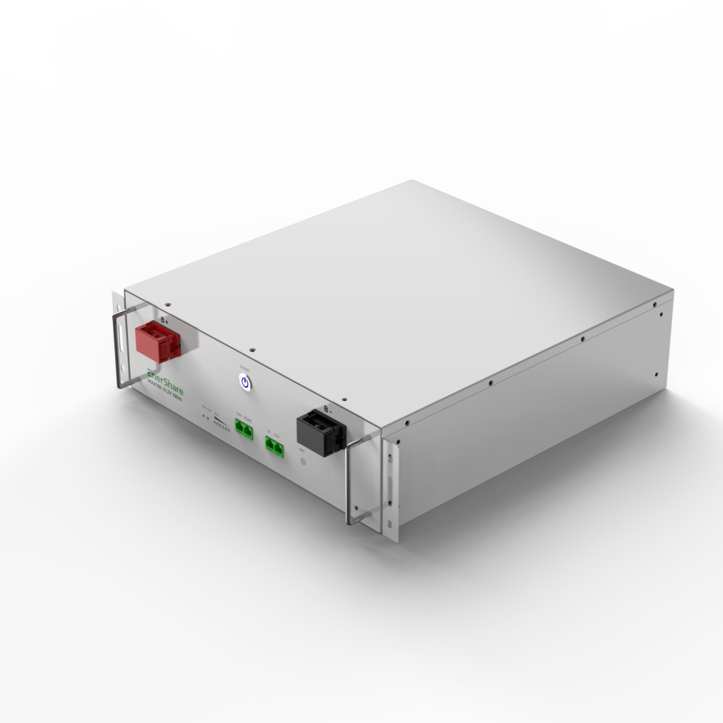5.12KWh Lithium Ion Battery Pack – iMAX-100  Fire-Safe Capsule & Active BMS Balancing