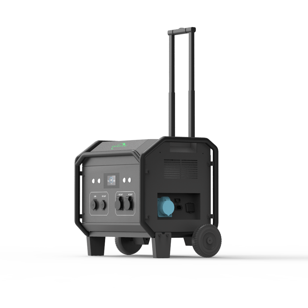 Mobile All in One 5kW 5kWh Energy Storage System Insta 5 Substituting Diesel Lithium Battery